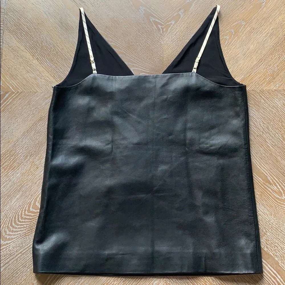 MAISON MARTIN MARGIELA Black Strap Leather Tank Top 4 - Picture 8 of 15